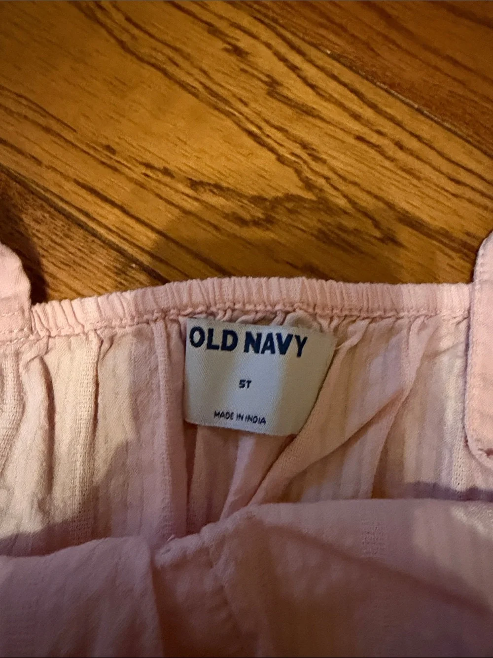 Old Navy Girls' Pink Ruffle Hem Sleeveless Top